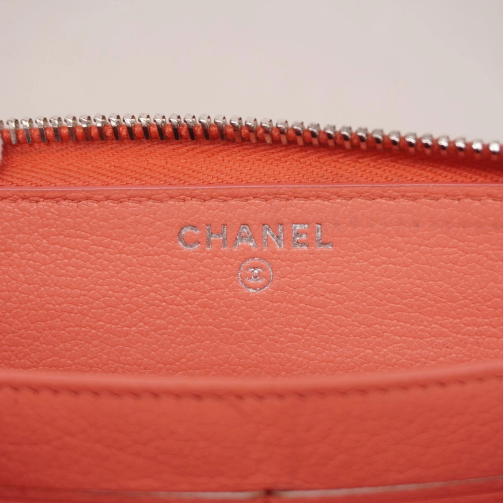 CHANEL Pink Leather Wallet - Picture 4 of 11